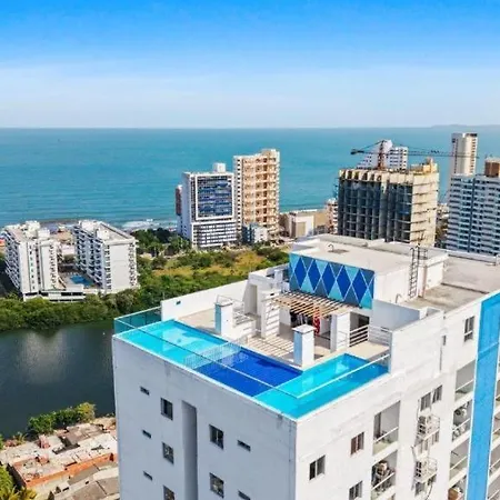 Apartamento En Torices Piso 24 - - Playa Cerca Al Mar Cartagena
